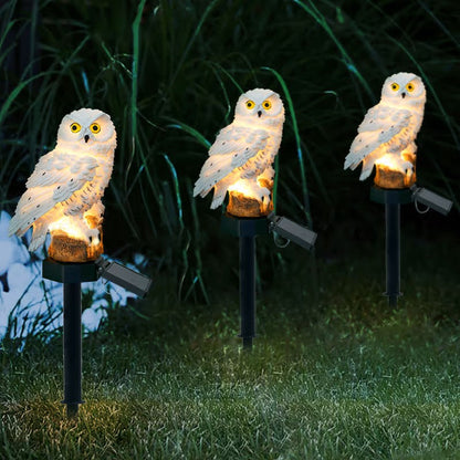 🔥Hot Sale🔥Waterproof Solar Owl Light – LED Pathway Light for Lawn, Garden & Outdoor Decor