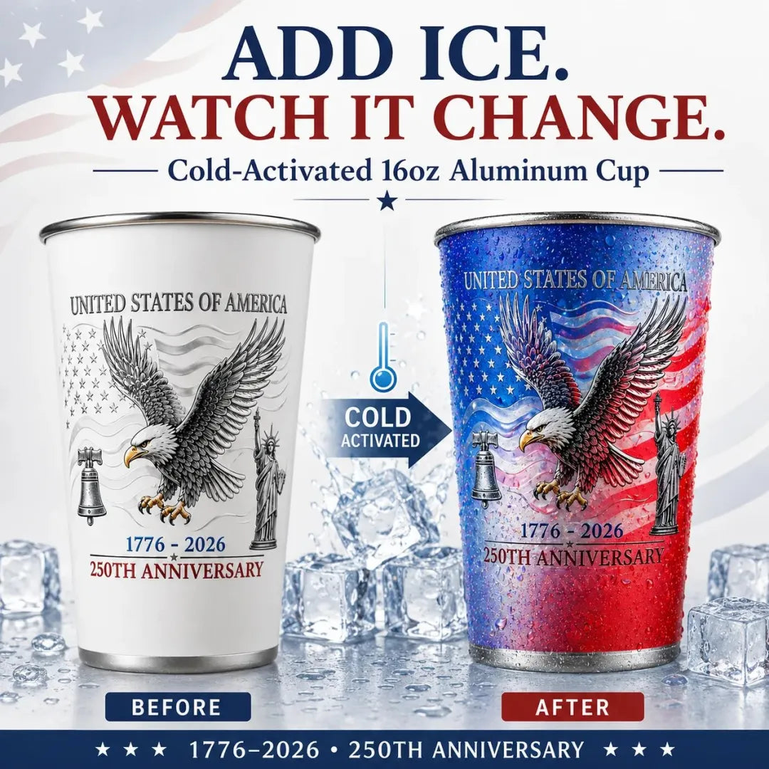 🔥Summer Sale 49% OFF🔥 🦅USA 250th Anniversary Color Changing Cup 🎉