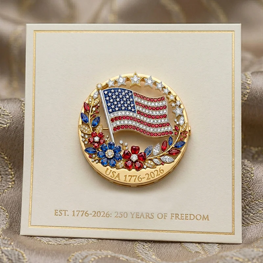 🔥🔥Last Day 49% OFF- US 250th Anniversary Enamel Brooch Pin