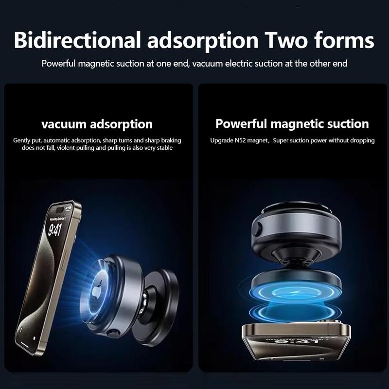 🔥Hot Sale 49% — Car Electric Suction Cup Vacuum Magnetic Phone Holder
