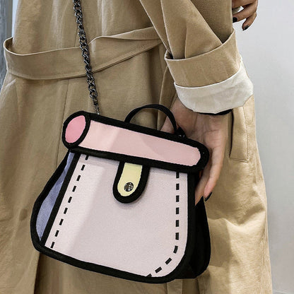 🎅Best Christmas Gift 🎁2D Cartoon Handbag👜