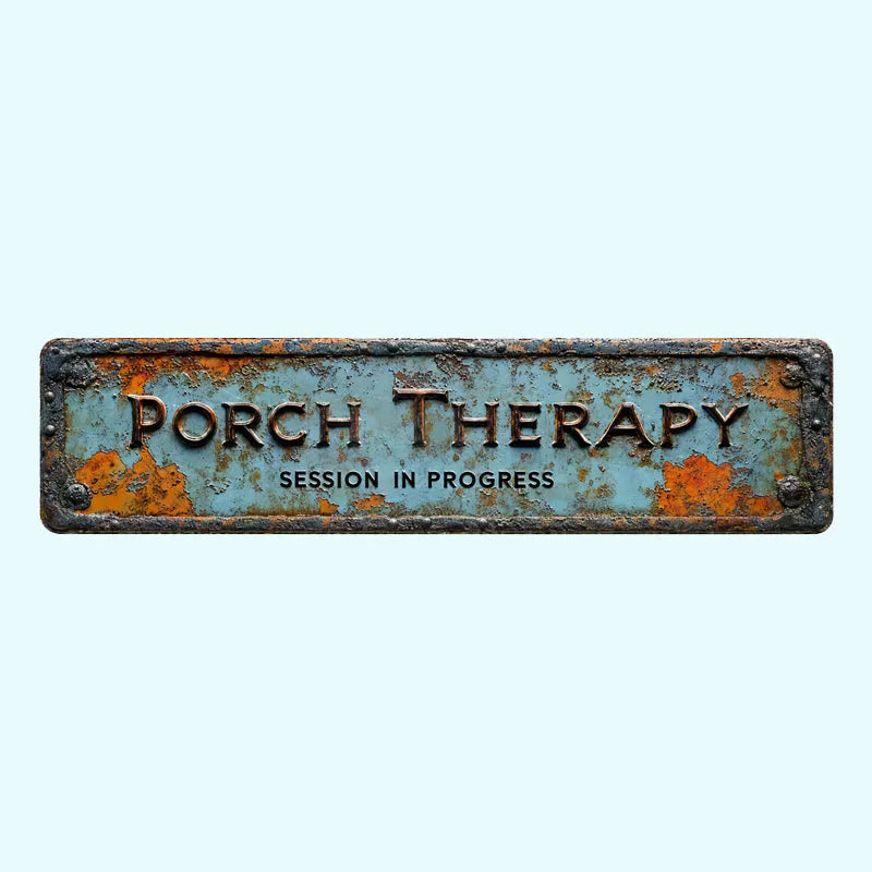 🔥Summer Sale 49% OFF🔥Country-style "Porch Healing" Metal Sign
