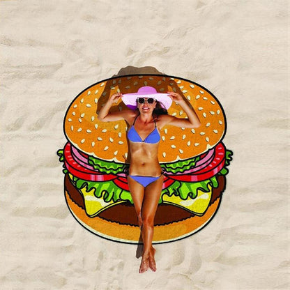 🍩🍕🍟Fun And Fancy Beach Towel（Buy 2 Free Shipping）