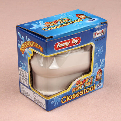 🚽💦Mini Funny Remote Control Water Spray Toilet Closestool Car