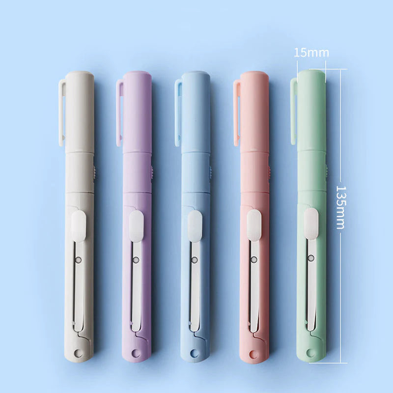 ✂️Mini Folding Pen Scissors Graving Knife for Kids👼-Buy 1 Get 1 Free