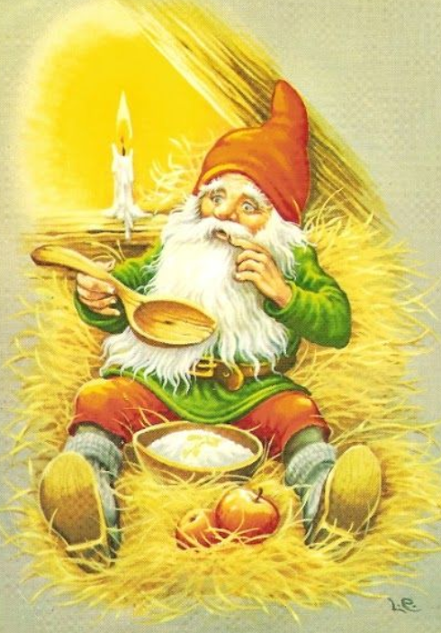 🎅🎁Vintage Christmas Dwarves Postcard Set