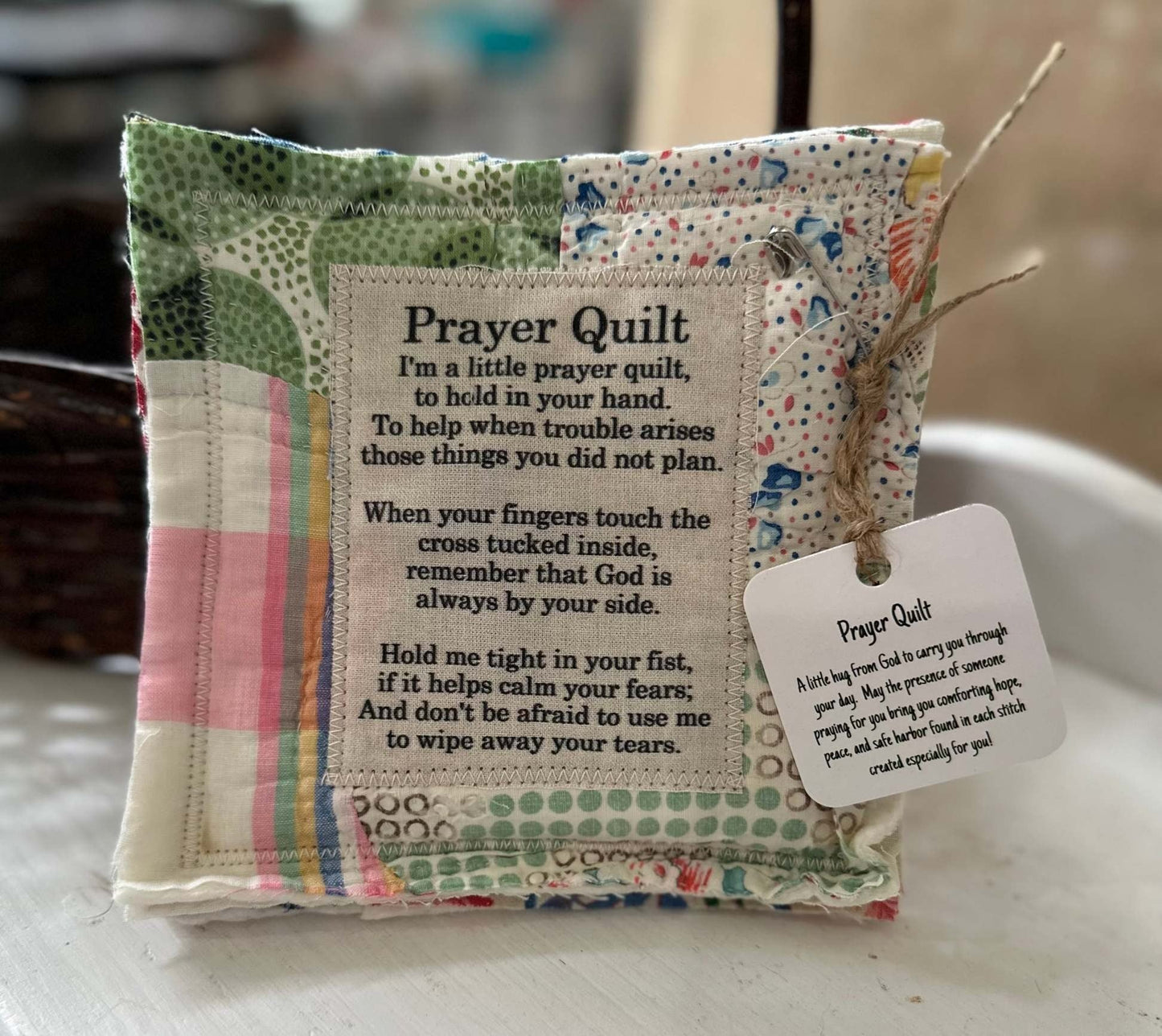 💖🎁2026 Mother's Day Gifts 50% Off--✝️Prayer Quilt with cross inside🥰
