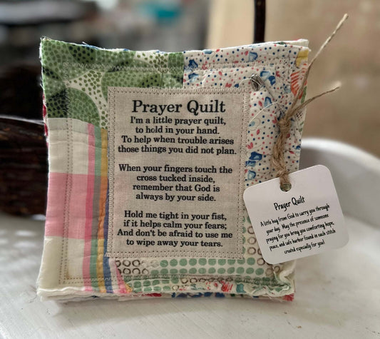 💖🎁2026 Mother's Day Gifts 50% Off--✝️Prayer Quilt with cross inside🥰