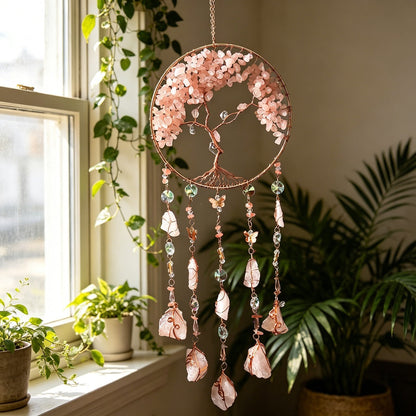 🔥Tree of Life Crystal Suncatcher Wind Chime
