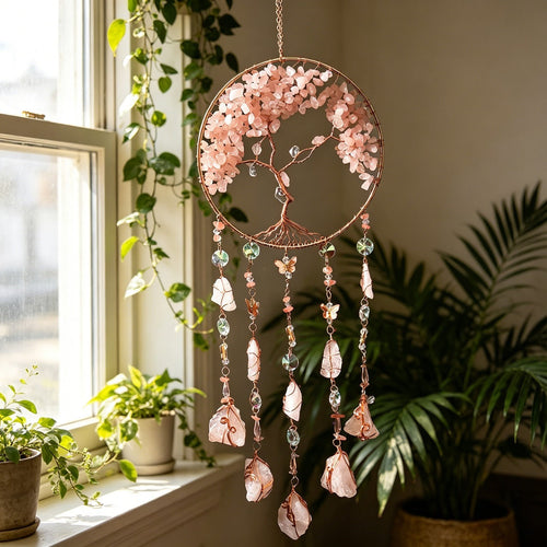 🔥Tree of Life Crystal Suncatcher Wind Chime