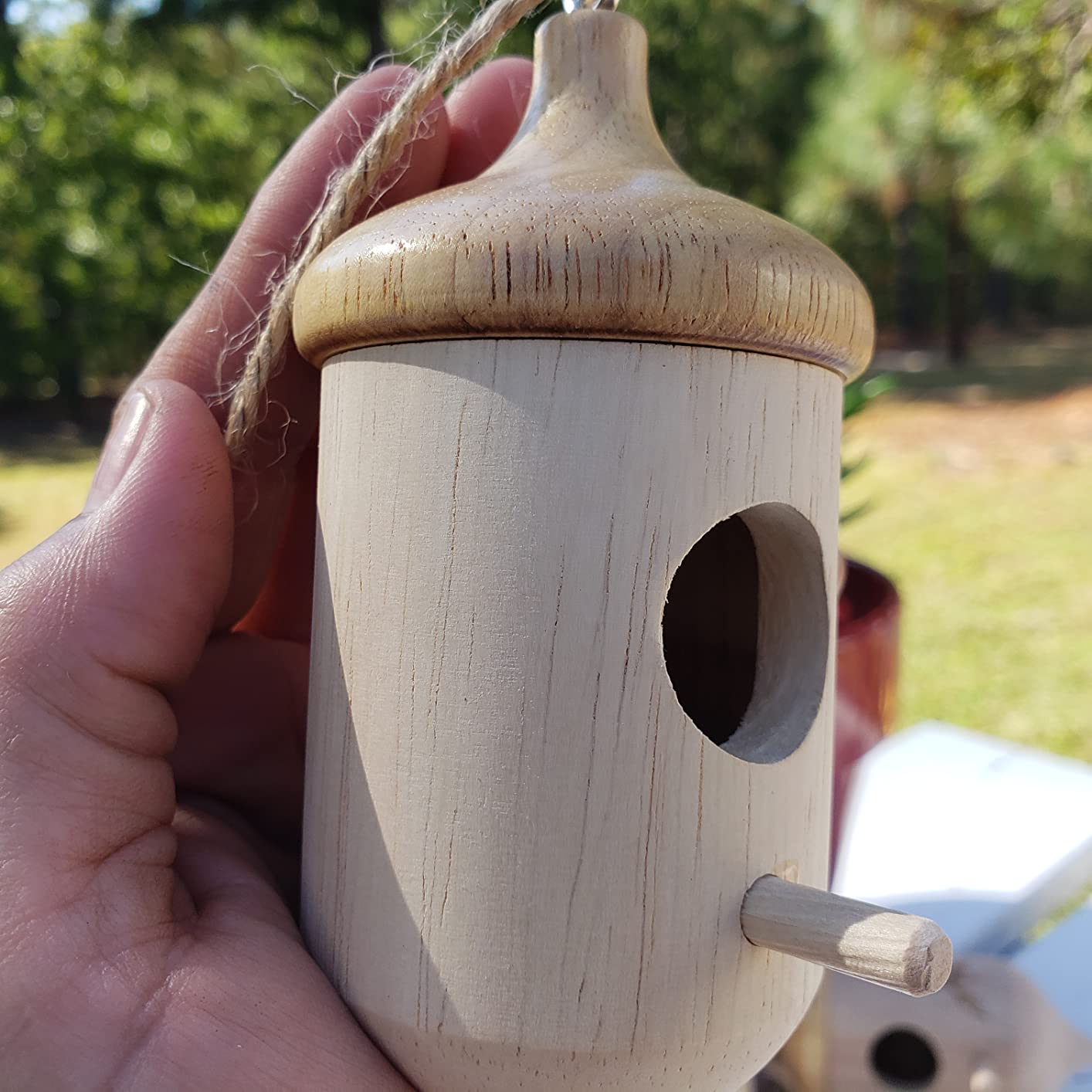 🐦 Natural Wooden Hummingbird House - 🎁A Wonderful Gift For Bird Lovers