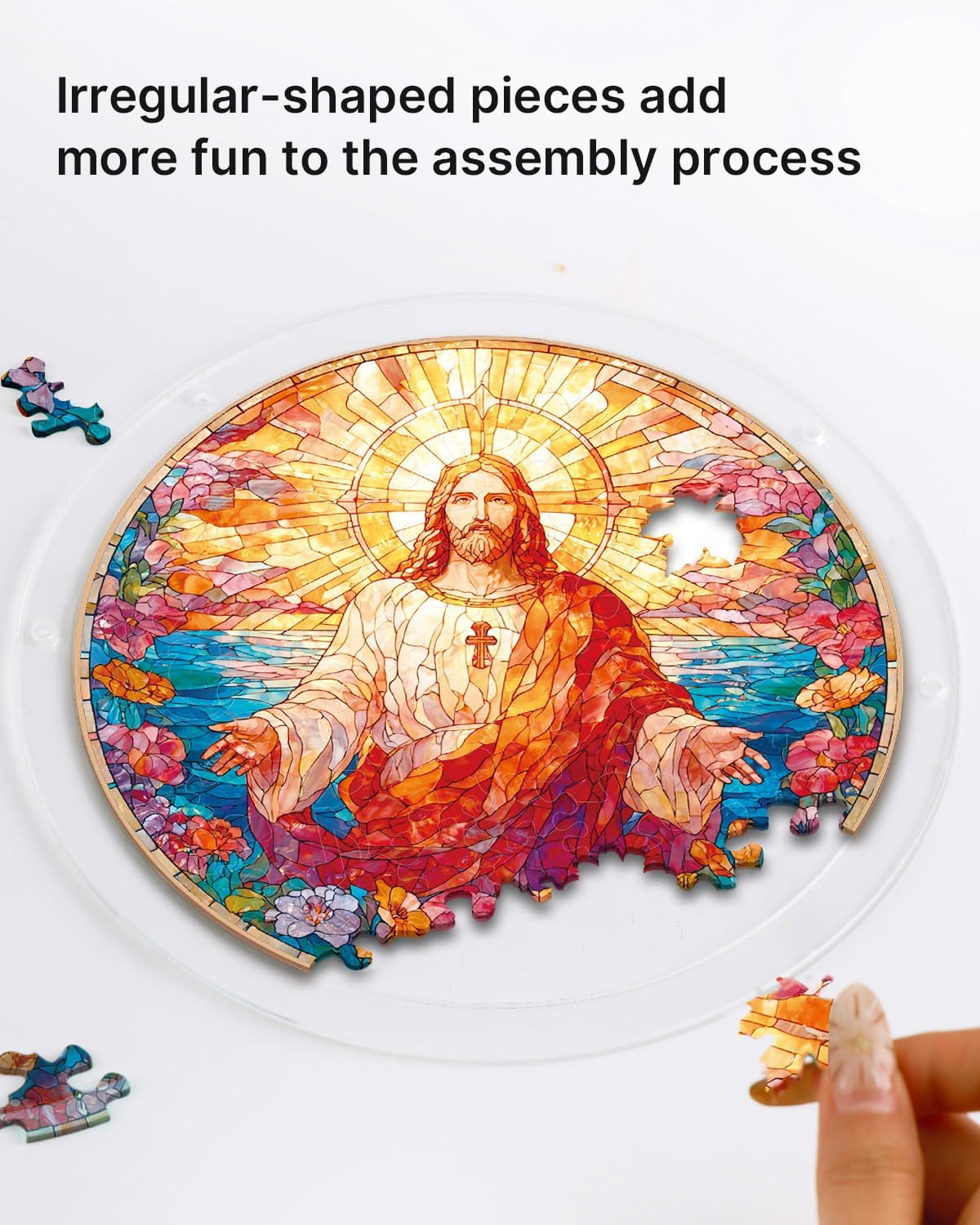 🔥Limited-time 50% off sale🎁 Handmade DIY Acrylic Puzzle: Sun Catcher