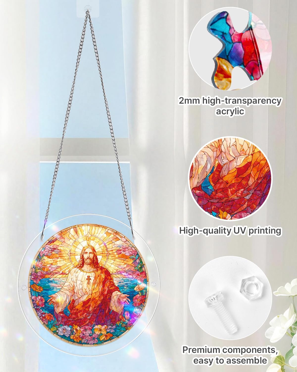 🔥Limited-time 50% off sale🎁 Handmade DIY Acrylic Puzzle: Sun Catcher