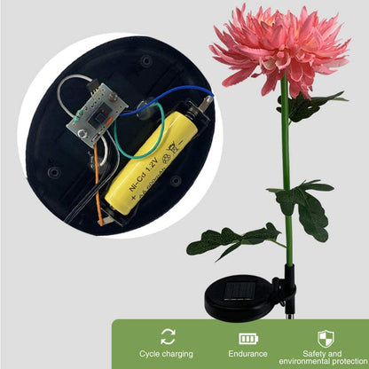 (🔥SUMMER HOT SALE NOW 49% OFF) - Chrysanthemum Solar Garden Stake