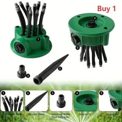 360° Coverage Precision Garden Irrigation Sprinkler