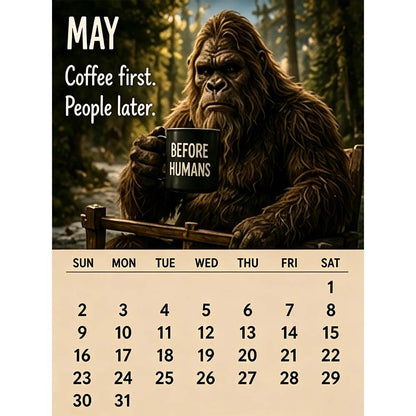 🦶2027 Bigfoot's Daily Life Calendar