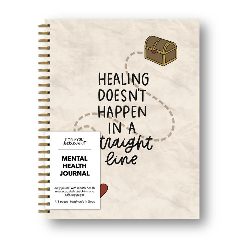 Straight Line Mental Health Journal❤BUY 2 FREE SHIPPING