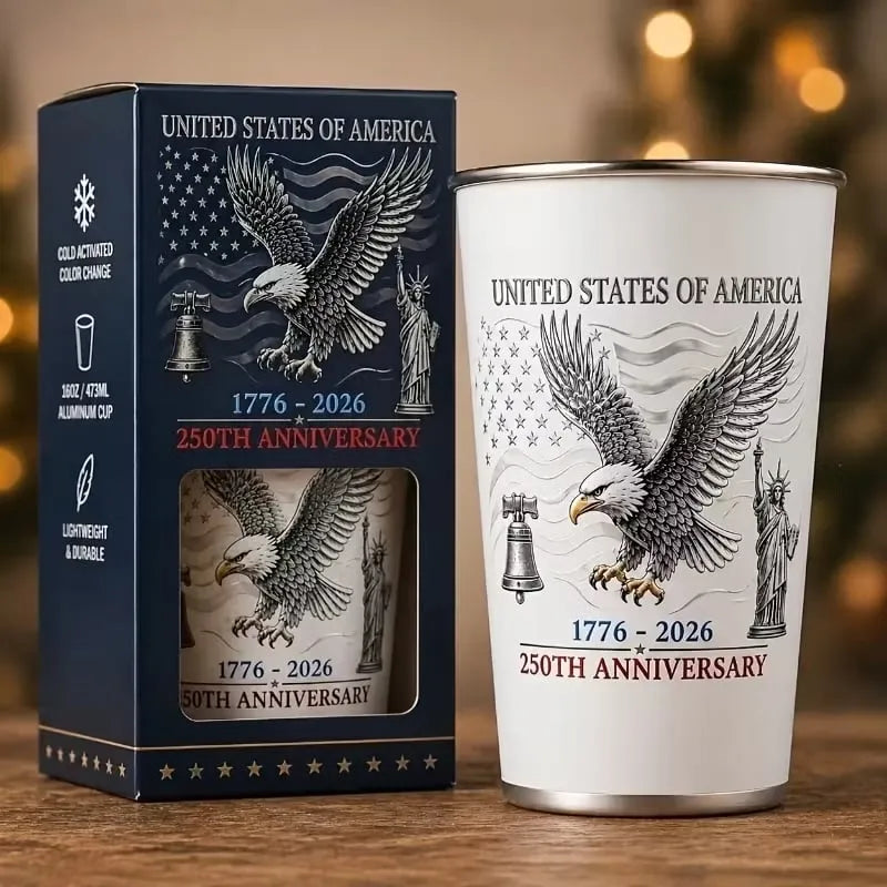 🔥Summer Sale 49% OFF🔥 🦅USA 250th Anniversary Color Changing Cup 🎉