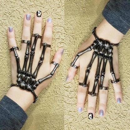 ☠️👻Hand Skull Skeleton Bracelet