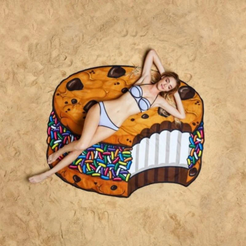 🍩🍕🍟Fun And Fancy Beach Towel（Buy 2 Free Shipping）