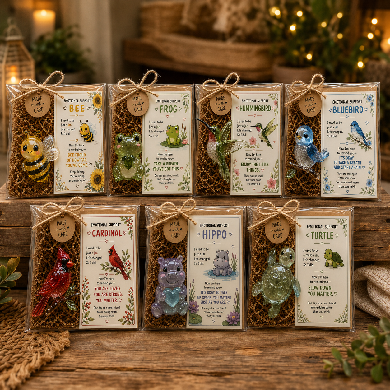 Emotional Support Glass Animal Gift – A Little Reminder You Matter.