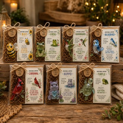 Emotional Support Glass Animal Gift – A Little Reminder You Matter.