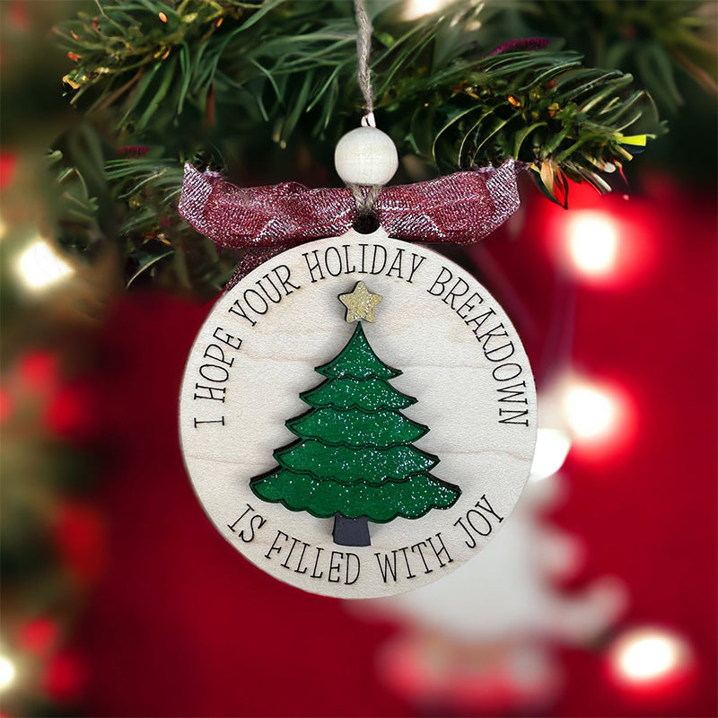 🤣We'll Be Forever Friend Funny Friend Christmas Ornament