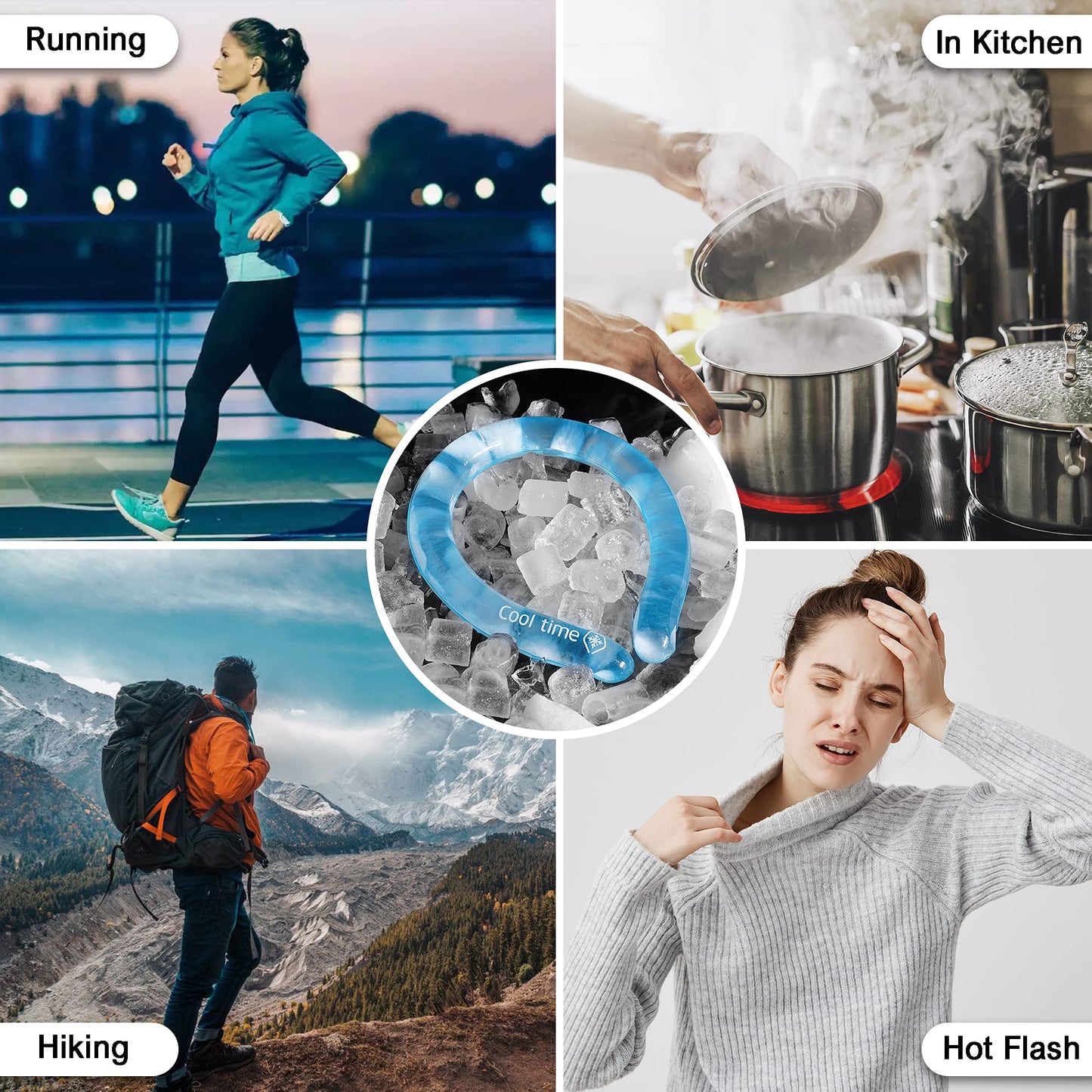 💥2025 New Products❄️Wearable Cooling Neck Wraps for Summer Heat