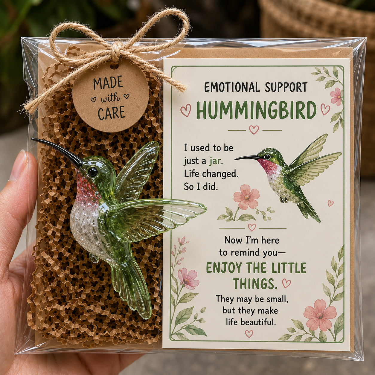 Emotional Support Glass Animal Gift – A Little Reminder You Matter.