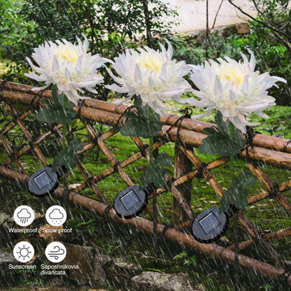 (🔥SUMMER HOT SALE NOW 49% OFF) - Chrysanthemum Solar Garden Stake