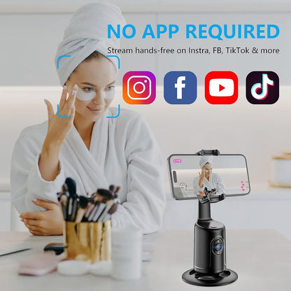 🎁Hot Sale🔥Updated AI Face Tracking Phone Holder with Intelligent Shooting