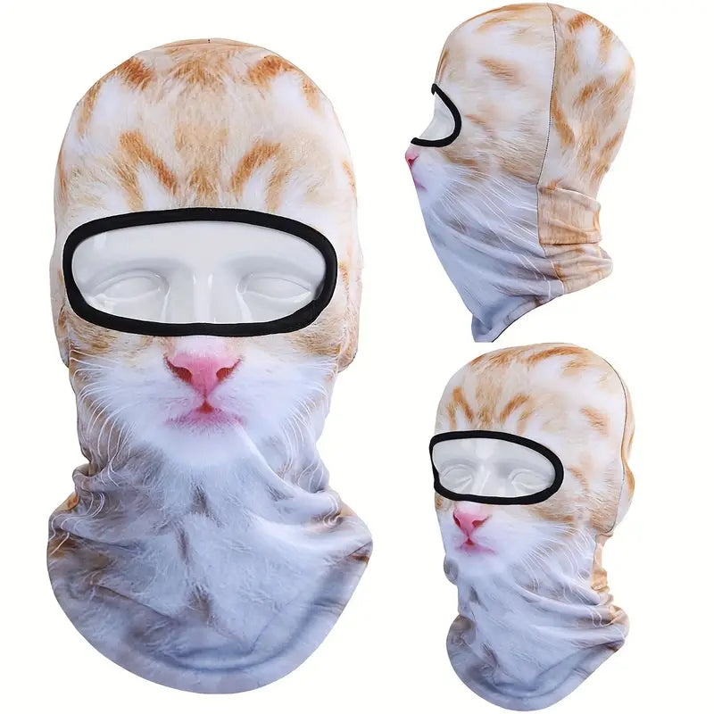 🤣Funny Men's 3D Animal Balaclavas Hat With UV Protection