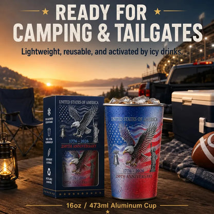 🔥Summer Sale 49% OFF🔥 🦅USA 250th Anniversary Color Changing Cup 🎉