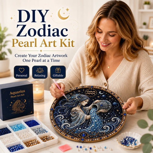 ♈12 Zodiac Signs Pearl Art Kit 🌙Buy 2+ Get Free Shipping