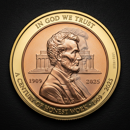 A Century of Honor: Farewell, Friend – Lincoln Final Penny Commemorative Coin