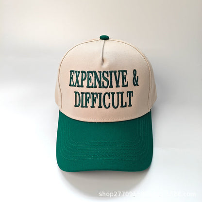 Expensive & Difficult Two-Tone Trucker Hat | Unapologetic Vibe For Girls