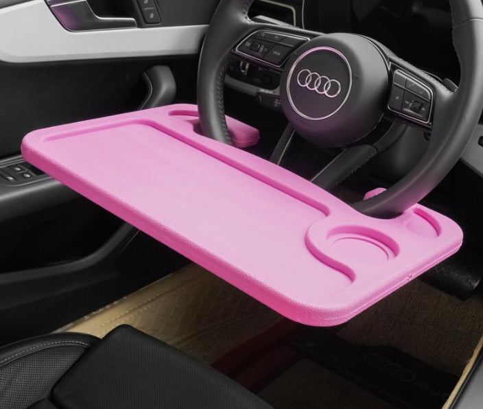 Multifunctional Steering Wheel Dining Table
