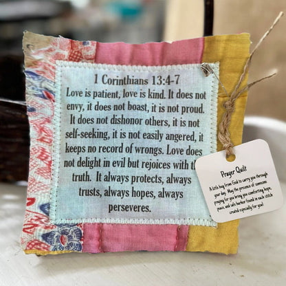 💖🎁2026 Mother's Day Gifts 50% Off--✝️Prayer Quilt with cross inside🥰