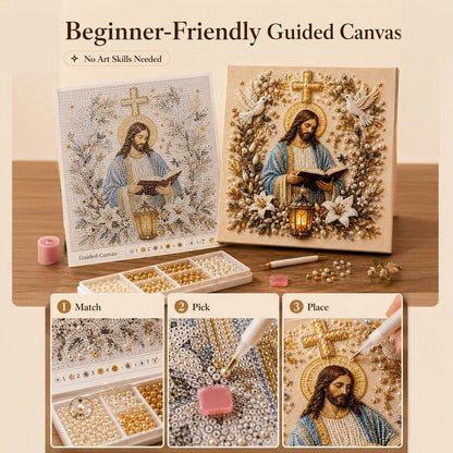 🙏🙏Christian DIY Pearl Art Set