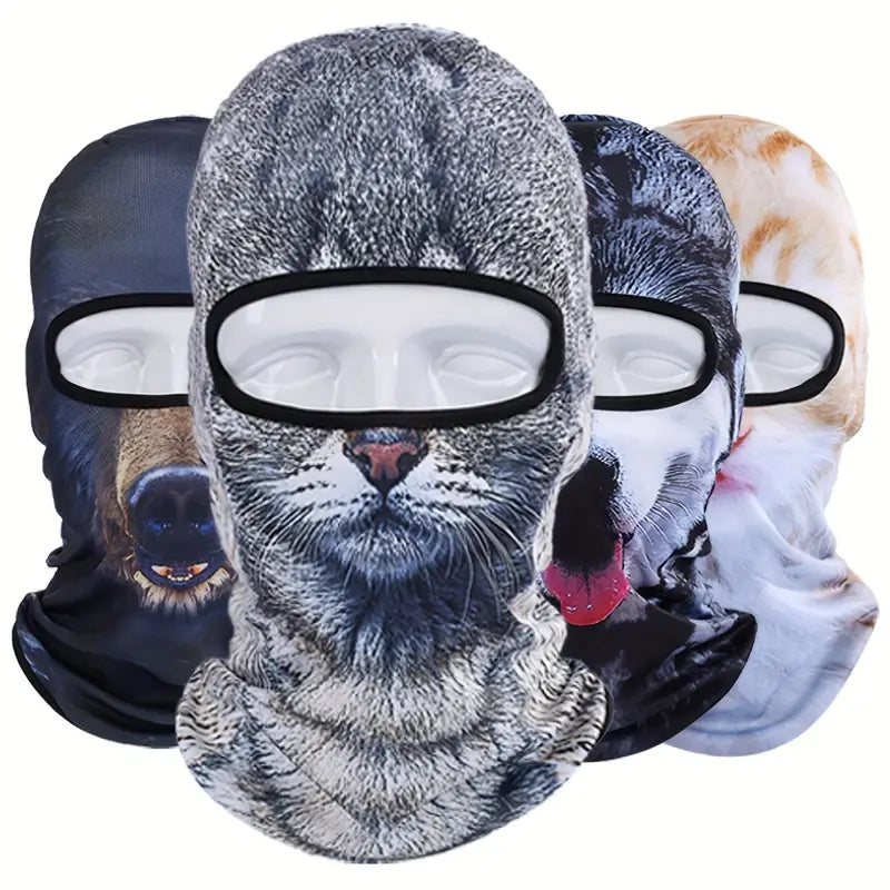 🤣Funny Men's 3D Animal Balaclavas Hat With UV Protection
