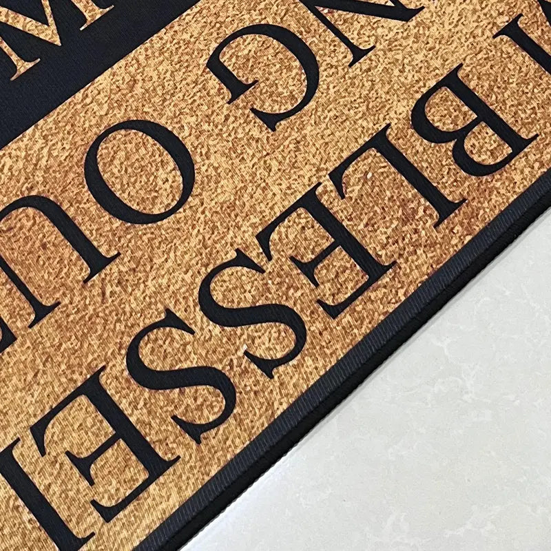 ✨I Am Blessed -  Lettered Front Door Mat