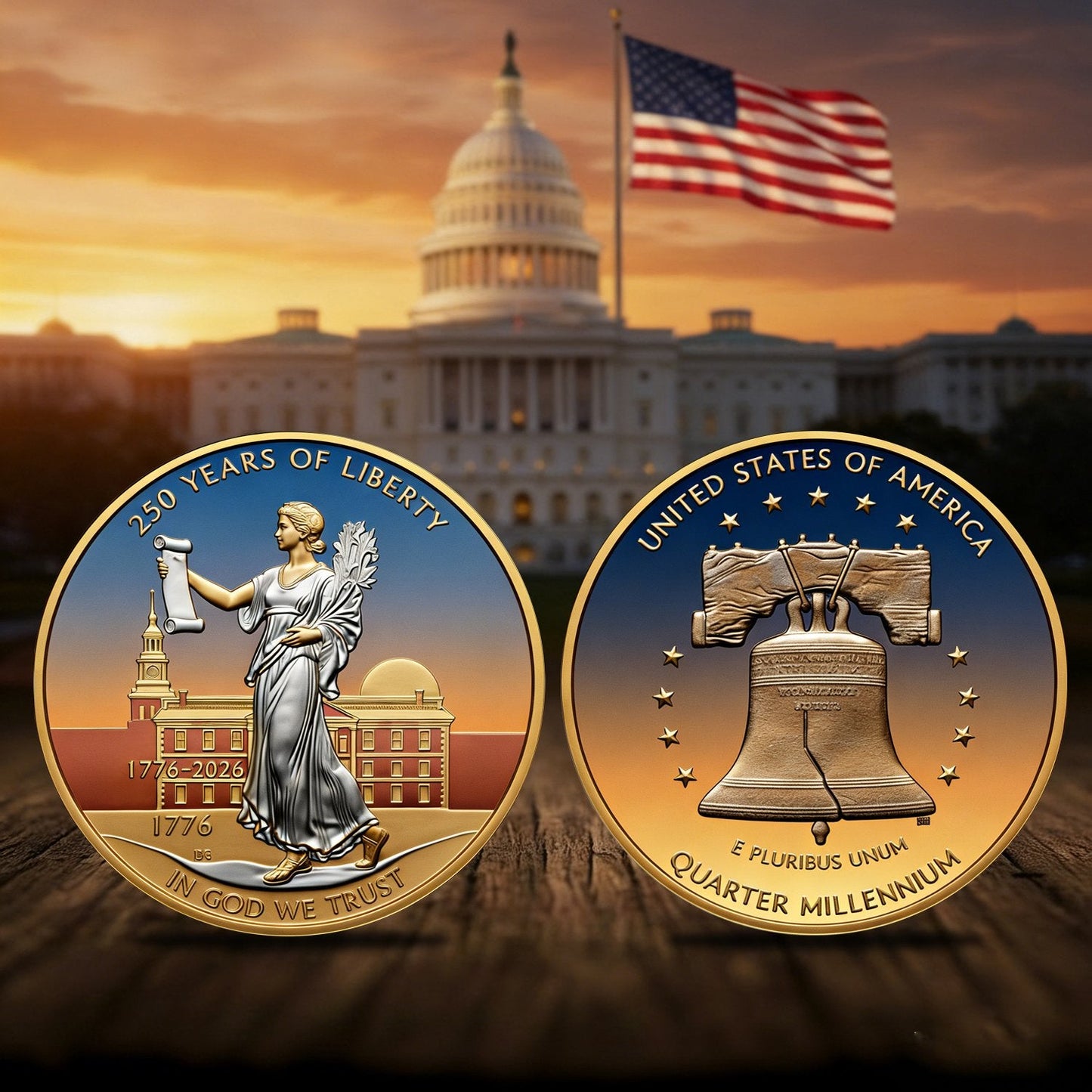 🏆Flash Sale 49% OFF - 250 Years of Liberty Commemorative Coin