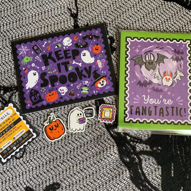 👻Spooky Tidings Postcard Set (6 designs)