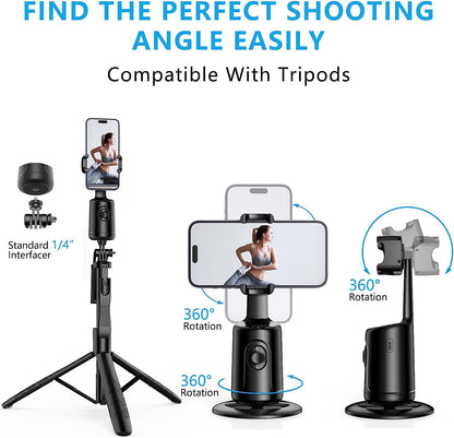 🎁Hot Sale🔥Updated AI Face Tracking Phone Holder with Intelligent Shooting