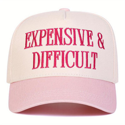 Expensive & Difficult Two-Tone Trucker Hat | Unapologetic Vibe For Girls