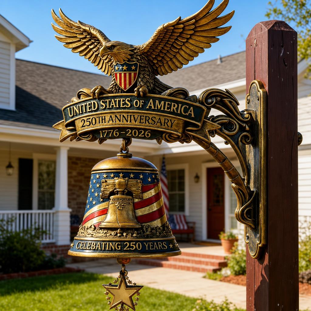 Vintage American Bicentennial Eagle Doorbell 250th Anniversary