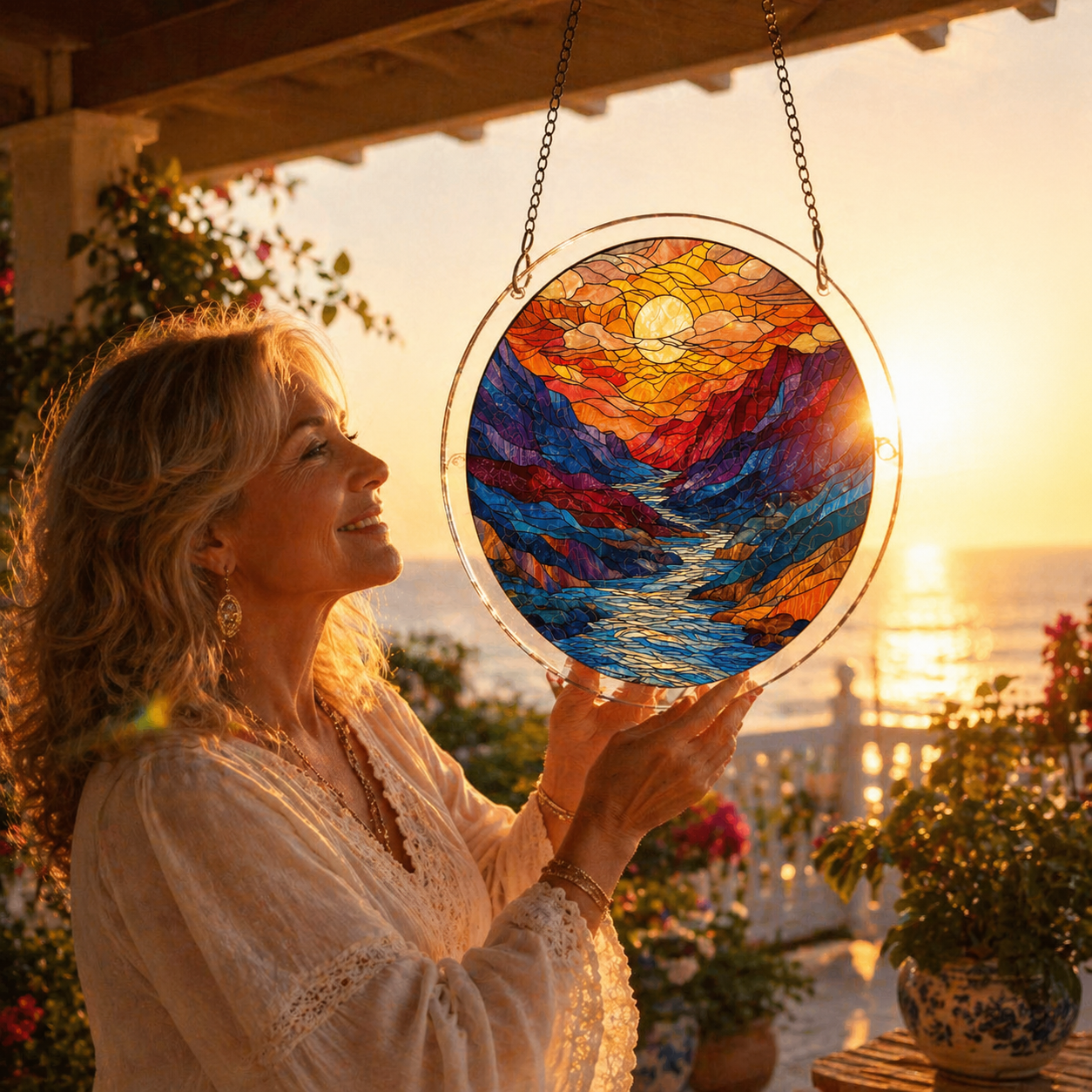 🔥Limited-time 50% off sale🎁 Handmade DIY Acrylic Puzzle: Sun Catcher