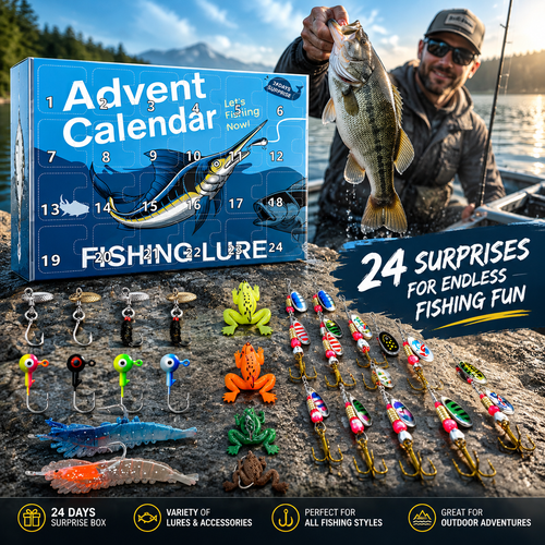 🎣 Fishing Advent Calendar 2026 (Limited Edition) -A Daily Surprise of Premium Fishing Treasures