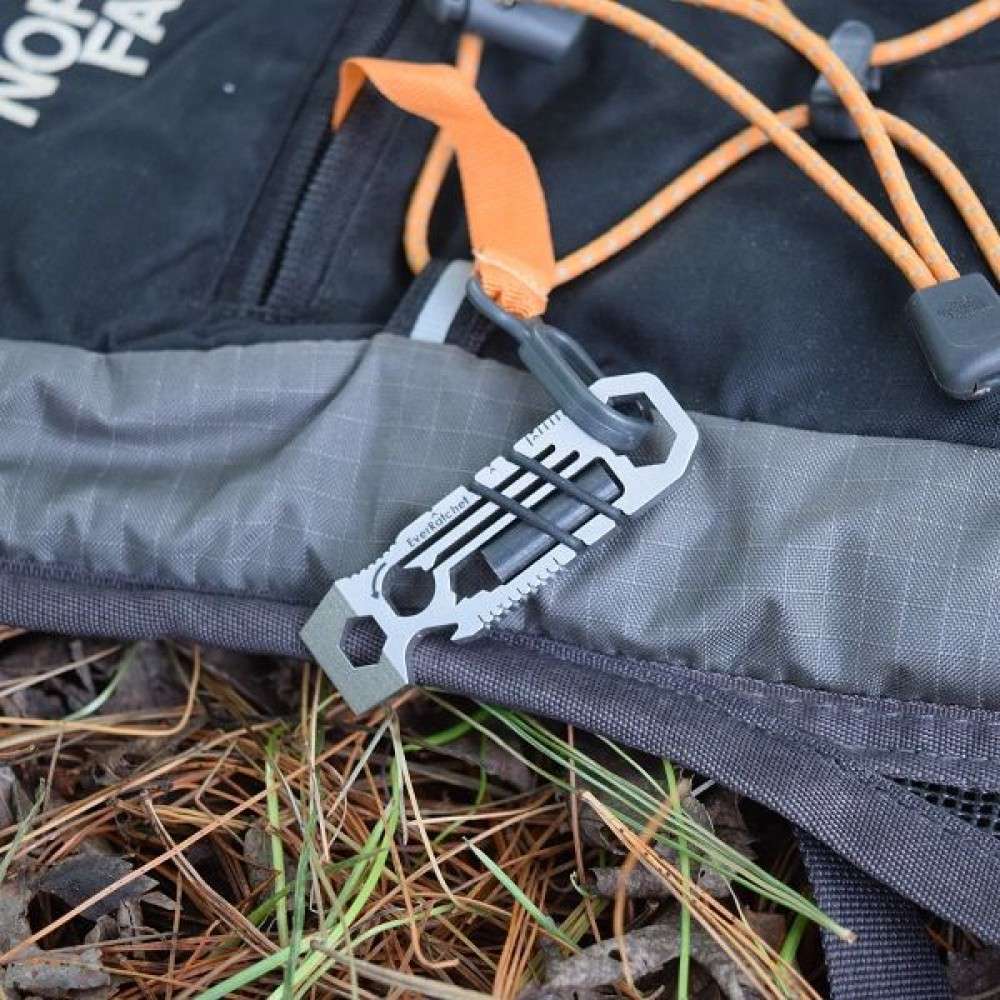 EverRatchet Clip Ratcheting Keychain Multi Tool