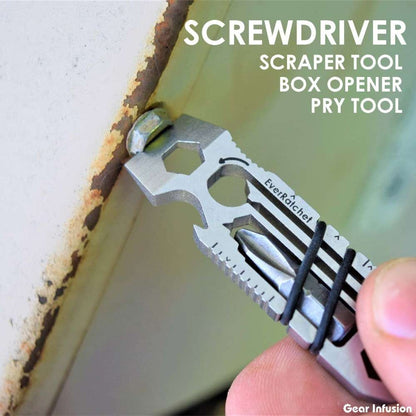 EverRatchet Clip Ratcheting Keychain Multi Tool
